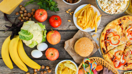 healthy vs fast food