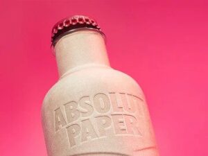 Absolut paper bottle