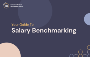 Front cover of The Advocate Group's 2024 Guide To Salary Benchmarking for the consumer product sector, which includes up-to-date salary information for roles across Sales, Marketing, Digital and Supply Chain. 